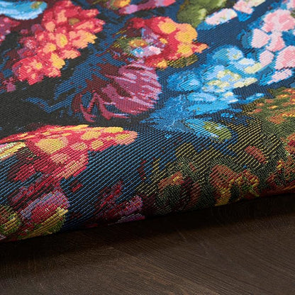 Nourison Home Color Splash Multicolor 4' x 6' Area Rug - Easy Clean, Non Shedding, Bed Room, Living Room, Dining Room, Kitchen (4' x 6')