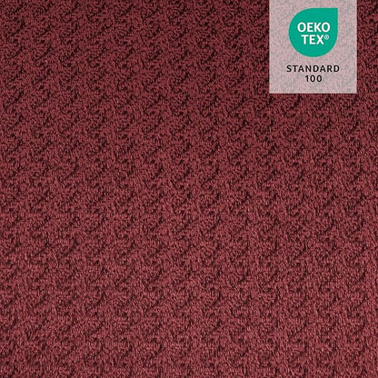 MCombo Large Dual Motor Power Lift Recliner Chair for Elderly, Massage and Heat, Lay Flat, Zero Gravity, Home Button, USB Port, Fabric 7680 (Large, Burgundy)