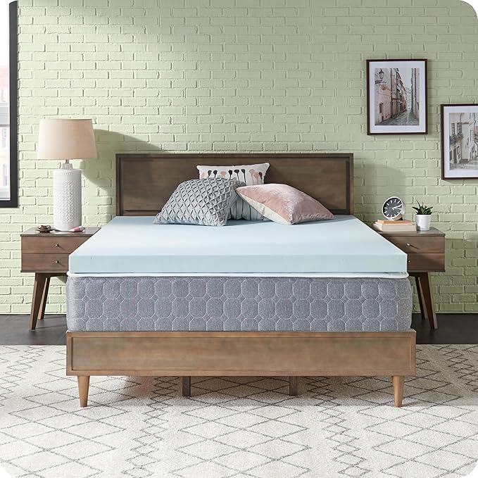 Sealy Dreamlife 3” Gel Memory Foam California King Mattress Topper with SealyComfort Gel Foam, 1 Year Limited Warranty, Made in The USA