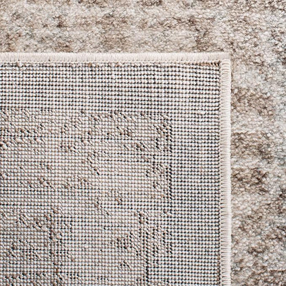 SAFAVIEH Evoke Collection Runner Rug - 2'2" x 9', Ivory & Taupe, Distressed Design, Non-Shedding & Easy to Clean, Ideal for Foyer, Bedroom, Kitchen, Hallway (EVK256E)