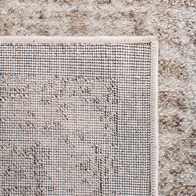 SAFAVIEH Evoke Collection Runner Rug - 2'2" x 11', Ivory & Taupe, Distressed Design, Non-Shedding & Easy to Clean, Ideal for Foyer, Bedroom, Kitchen, Hallway (EVK256E)
