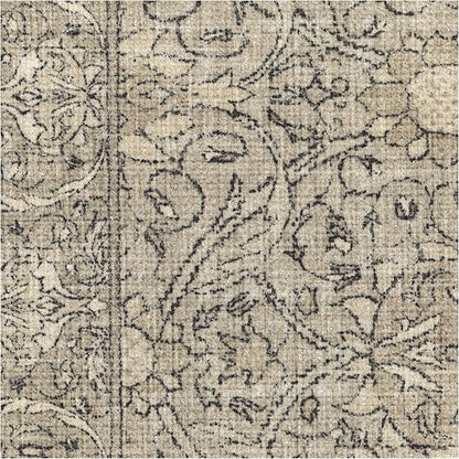 RUGGABLE x Morris & Co Washable Area Rug – Montreal Natural Stone 8x10, Stain-Resistant, Non-Slip – Large Machine Washable Rugs for Living Room, Bedroom, Hallway, Entryway & Office–with Cushioned Pad
