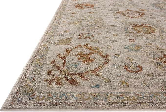 Loloi Magnolia Home by Joanna Gaines Mona Collection MOA-02 Oatmeal/Multi 10'-0" x 14'-0" Area Rug