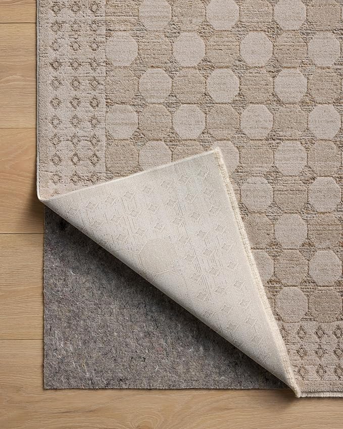 Loloi Amber Lewis Cali Collection CIL-01 Taupe/Natural 9'-6" x 13', .25" Pile Height, Area Rug