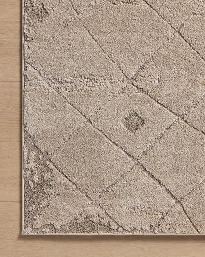 Loloi Amber Lewis Monty Collection MOT-05 Beige/Natural 2'-7" x 4', .50" Pile Height, Area Rug