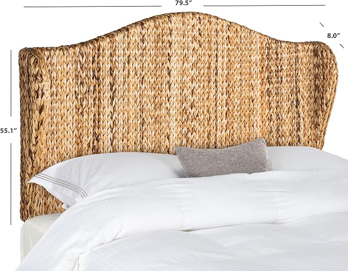 SAFAVIEH Home Collection Nadine Natural Winged Headboard, King