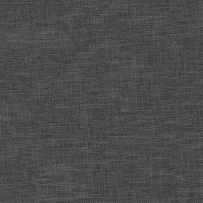 SIMPLIHOME Owen 34 inch Wide Mid Century Modern Rectangle Coffee Table Storage Ottoman in Slate Grey Linen Look Fabric, Assembled, For the Living Room, Entryway and Family Room