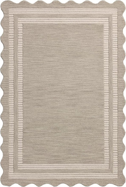 Loloi Chris Loves Julia Scottie Collection SCO-01 Fog/Ivory 2'-6" x 9'-9", .87" Pile Height, Runner Rug