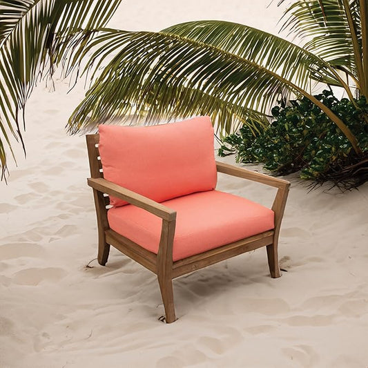Tommy Bahama Deep Seating Lounge Cushion, 24" X 26" X 4", Bamboo Bay Mango