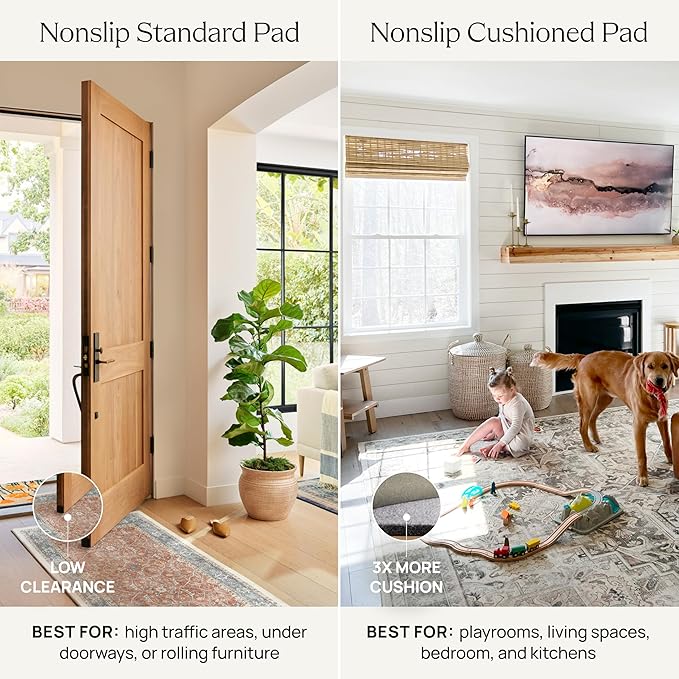RUGGABLE x Jonathan Adler Machine Washable Modern Area Rug – Inkdrop Camel & Ivory 2x3, Stain-Resistant, Non-Slip – Small Rugs for Living Room, Bedroom, Hallway, Entryway & Bathroom–with Standard Pad