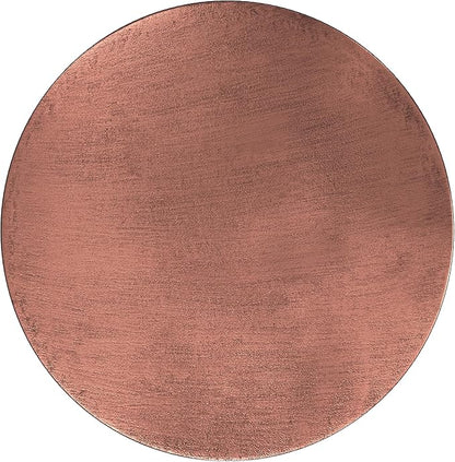 SIMPLIHOME Johnsen 30-inch Wide Metal Drum Coffee Table in Oil Rubbed Bronze, Boho-Style Cocktail Table for Living Room or Family Room, Assembled