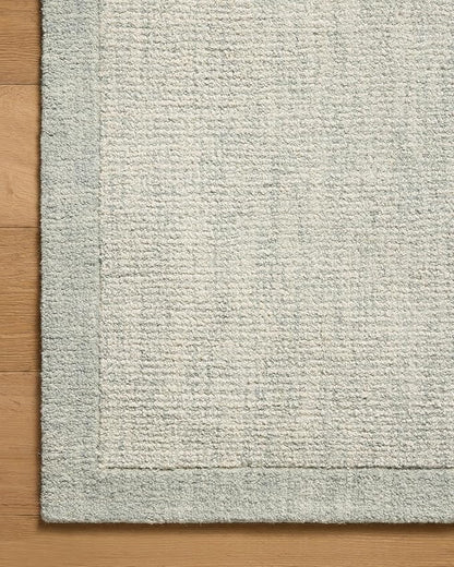 Loloi Magnolia Home by Joanna Gaines Henley Collection HNY-01 Ivory/Spa 2'-6" x 9'-6" Runner Rug