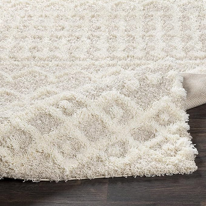 Livabliss Hapsburg Moroccan Shag Area Rug, 8'10" x 12', Beige