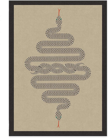 RUGGABLE x Jonathan Adler Machine Washable Modern Area Rug – Venom Neutral 5x7, Stain-Resistant, Non-Slip – Medium Rugs for Living Room, Bedroom, Hallway, Entryway & Office–with Cushioned Pad