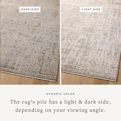 Loloi Amber Lewis Alie Collection ALE-02 Sand/Sky 2'-7'' x 7'-9'', .13'' Pile Height, Runner Rug
