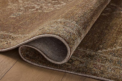 Loloi Magnolia Home by Joanna Gaines Mona Collection MOA-04 Sunset/Natural 5' x 7'-8" Area Rug