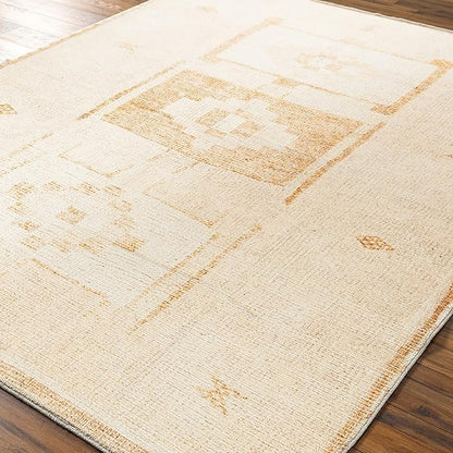 Livabliss x Becki Owens Solana Medallion Area Rug , 7'10" x 10', Peach