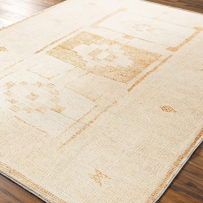 Livabliss x Becki Owens Solana Medallion Area Rug , 6'7" x 9', Peach