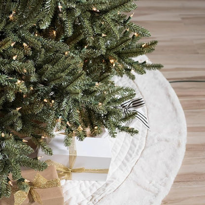Balsam Hill 7.5 ft Unlit Classic Blue Spruce - Artificial Christmas Tree with 2,960+ Tips, Premium Stand & Easy Assembly for Indoor Holiday Decorating