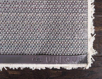 Unique Loom Solid Shag Collection Area Rug (3' 3" x 5' 3" Rectangle, Pure Ivory)