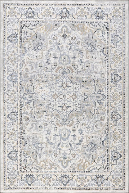 nuLOOM 10' x 14' Machine Washable Stain-Resistant Area Rug Medium Profile for Living Room, Bedroom, and Dining Room, Cady Blue