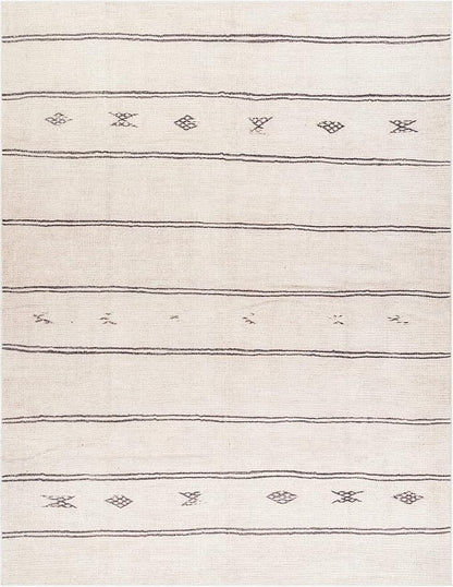 Livabliss x Becki Owens Rivi Moroccan Area Rug , 7'10" x 10', Ivory/Black