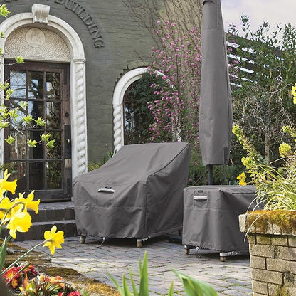 Classic Accessories Ravenna Water-Resistant 72 Inch Rectangular/Oval Patio Table Cover, Outdoor Table Cover