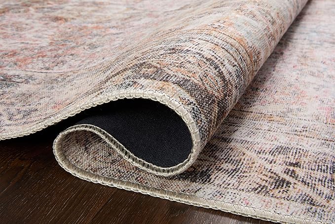 Loloi Adrian Collection ADR-05 Sunset/Charcoal 2'-6" x 7'-6", .19" Thick Runner Rug