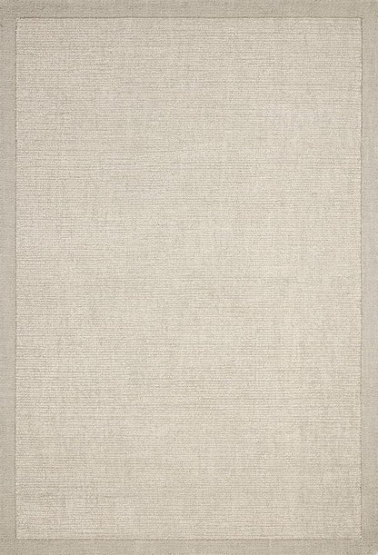 Loloi Magnolia Home by Joanna Gaines Henley Collection HNY-01 Ivory/Silver 2'-6" x 7'-6" Runner Rug