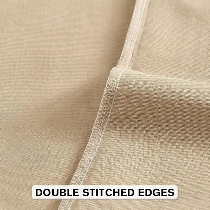 FUTEI Oatmeal Chenille Throw Pillow Covers 22x22 Inch Set of 2,Soft Striped & Diamond Textured Cushion Cases,Modern Home Decor for Couch Living Room