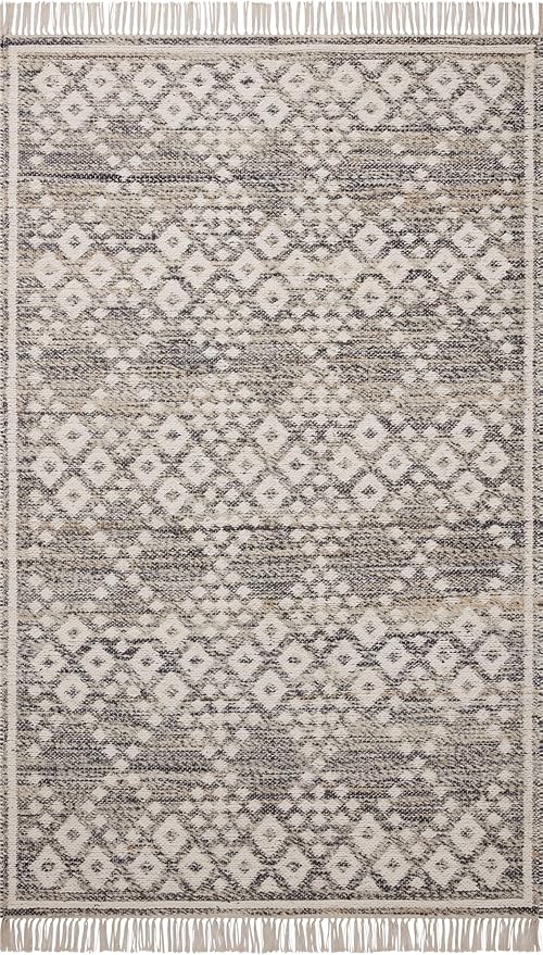 Loloi Angela Rose Rivers Collection RIV-01 Denim/Ivory 9'-3" x 13' Reversible Area Rug
