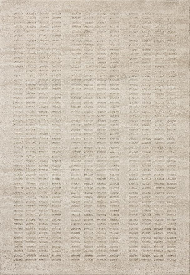 Loloi Amber Lewis Monty Collection MOT-03 Ivory/Beige 2'-7" x 4', .50" Pile Height, Area Rug