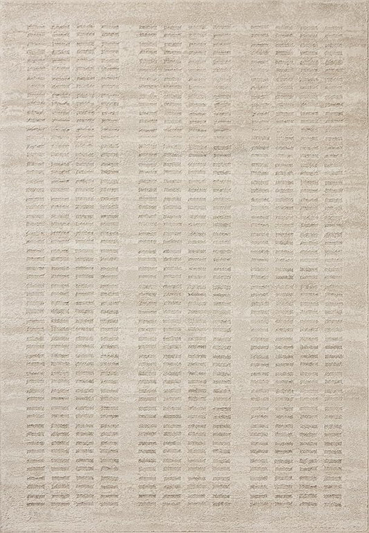 Loloi Amber Lewis Monty Collection MOT-03 Ivory/Beige 2'-7" x 4', .50" Pile Height, Area Rug