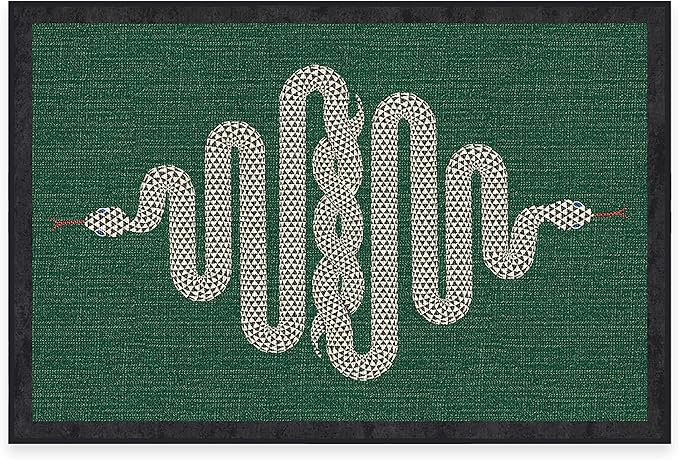 RUGGABLE x Jonathan Adler Machine Washable Modern Area Rug – Venom Emerald 2x3, Stain-Resistant, Non-Slip – Small Rugs for Living Room, Bedroom, Hallway, Entryway & Bathroom–with Cushioned Pad