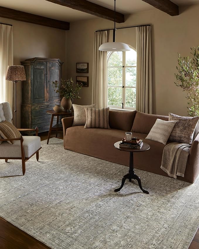 Loloi Amber Lewis Honora Collection HON-04 Grey/Beige 2'-0" x 3'-4" Accent Rug
