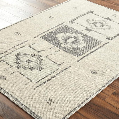 Livabliss x Becki Owens Solana Global Area Rug, 9'2" x 12', Taupe/Cream, (9' x 12')