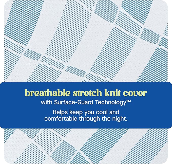Sealy Dreamlife 12” Hybrid Mattress-in-a-Box, Full, SealyComfort Gel Memory Foam, SealyResponsive Encased Coils, Surface-Guard Technology