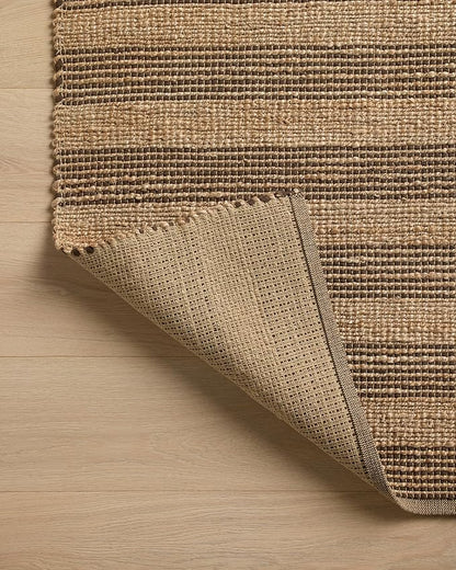 Loloi Chris Loves Julia Judy Collection JUD-06 Natural/Chocolate 9'-3" x 13' Area Rug