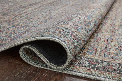 Loloi Adrian Collection ADR-04 Denim/Multi 2'-0" x 5'-0", .19" Thick Accent Rug
