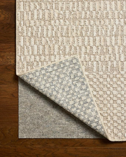 Loloi Amber Lewis Bexley Collection BEX-01 Natural/Birch 2'-7" x 8'-0" Runner Rug Neutral, Textured, Living, Bedroom, Dining, Carpet