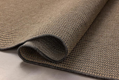 Loloi Chris Loves Julia Providence Collection PRC-03 Wheat/Charcoal 8'-6" x 12', .12" Pile Height, Indoor/Outdoor Area Rug