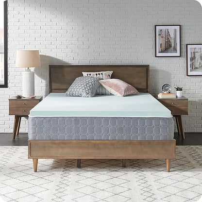 Sealy Dreamlife 1.5” Gel Memory Foam California King Mattress Topper with SealyComfort Gel Foam, 1 Year Limited Warranty, Made in The USA