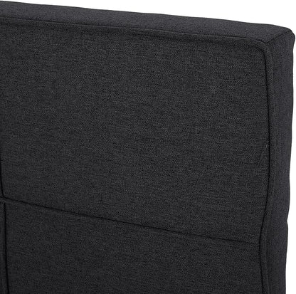 Christopher Knight Home Contemporary Upholstered King/Cal King Headboard, Black