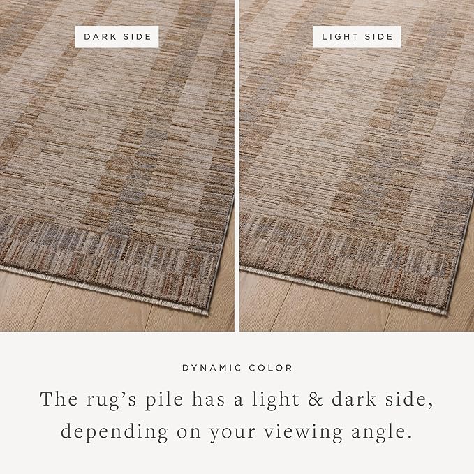 Loloi Amber Lewis Cali Collection CIL-05 Natural/Multi 11'-6" x 15'-7", .25" Pile Height, Area Rug