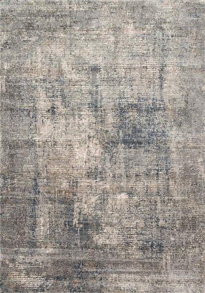 Loloi Teagan Collection TEA-05 Denim/Slate 3'-4" x 5'-7" Accent Rug, Large, Soft Neutral Rug, High-Traffic for Living Room, Bedroom, Home Office, Dining Area