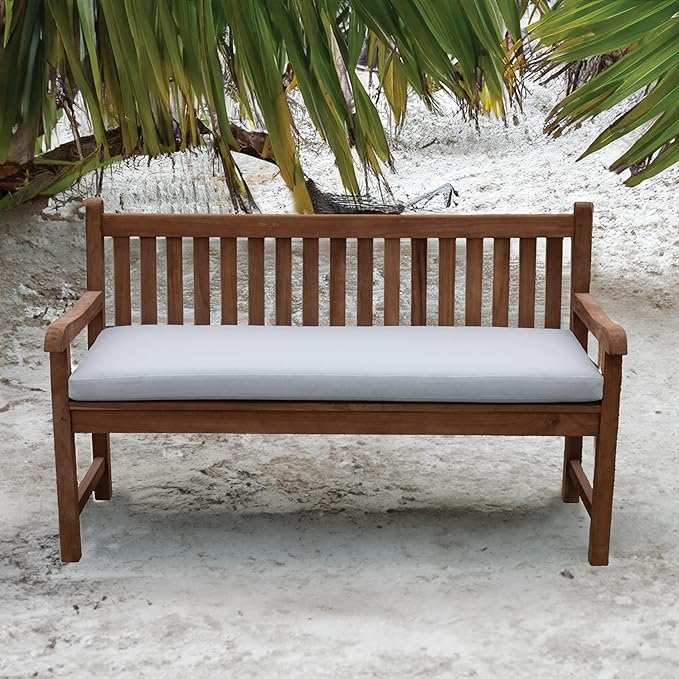 Tommy Bahama Bench Cushion, 44" X 16" X 2.5", Bamboo Bay Cloud