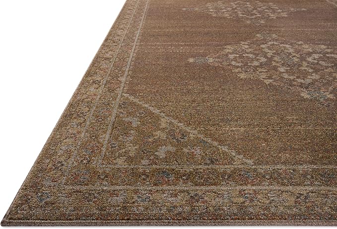 Loloi Magnolia Home by Joanna Gaines Mona Collection MOA-04 Sunset/Natural 7'-6" x 10' Area Rug