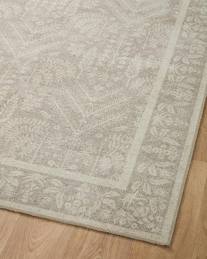 Loloi Rifle Paper Co. Maison Collection MAO-02 Bough Natural 7'-6" x 9'-6", .19" Pile Height, Area Rug