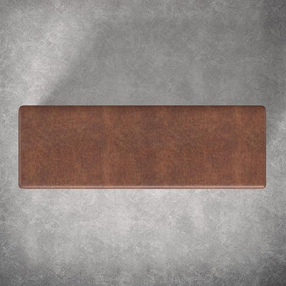 SIMPLIHOME Avalon Storage Ottoman - 54 inch Wide Upholstered Solid Wood Rectangular Ottoman Bench in Distressed Pecan Brown, Contemporary Ottoman for Bedroom or Living Room with Lift-Up Lid