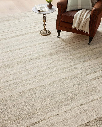 Loloi Chris Loves Julia Chris Collection CHR-02 Natural/Sage 5'-0" x 7'-6", .50" Pile Height, Area Rug